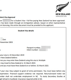 新西兰签证-澳星